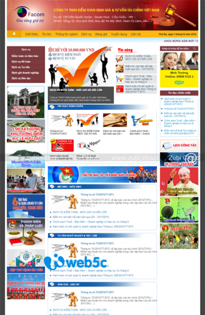 Template Blogspot Công ty kiểm toán kế toán tài chính facom