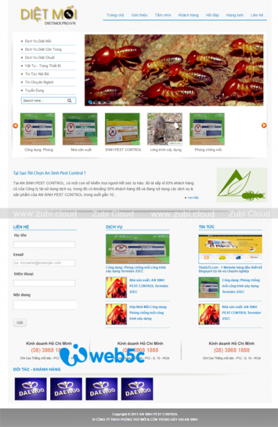 Template Blogspot Tin tức phòng chống muỗi