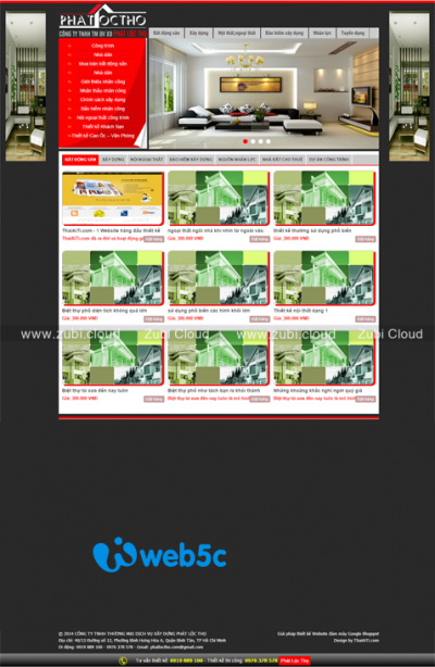 Template Blogspot Xây dựng Hà Thành