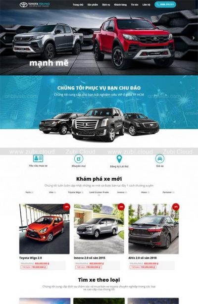 Theme WorPress Toyota TP