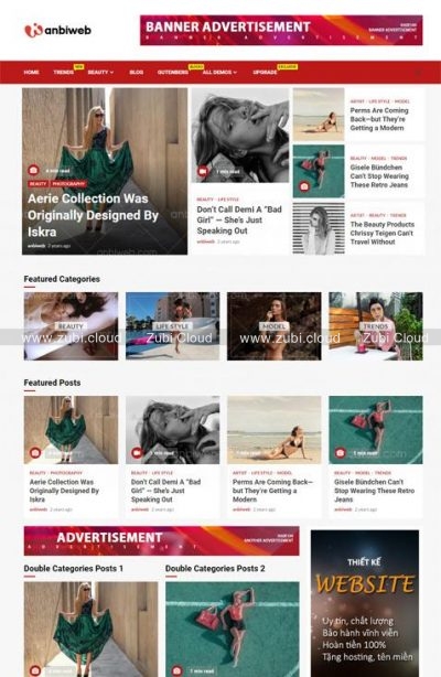 Themes WordPress tin tức showbiz Vpop