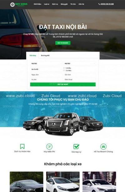 Elementor Theme WordPress Car Rental & Taxi