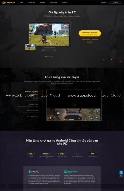 Template Blogspot Landing page ldplayer