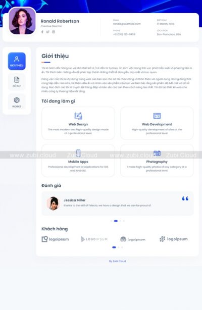Template Blogspot Vcard1