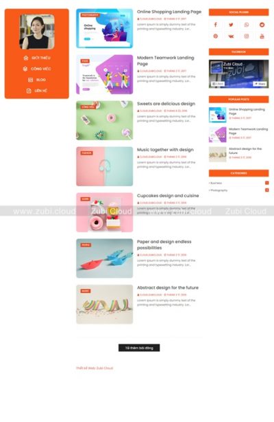 Template Blogspot Vcard3