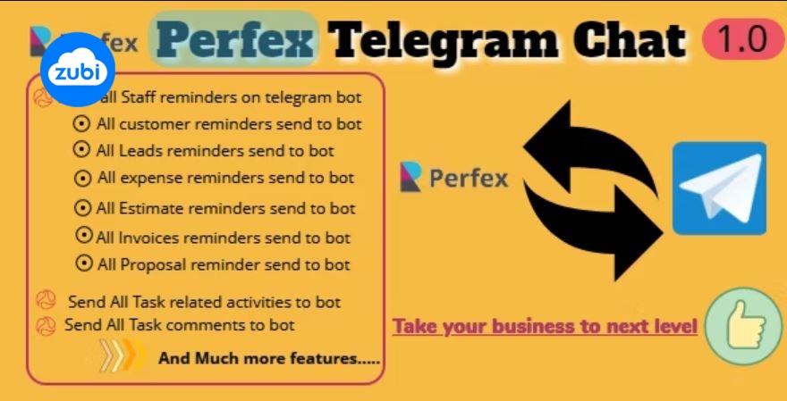 Telegrambot Chat Module V1.0 For Perfex Crm
